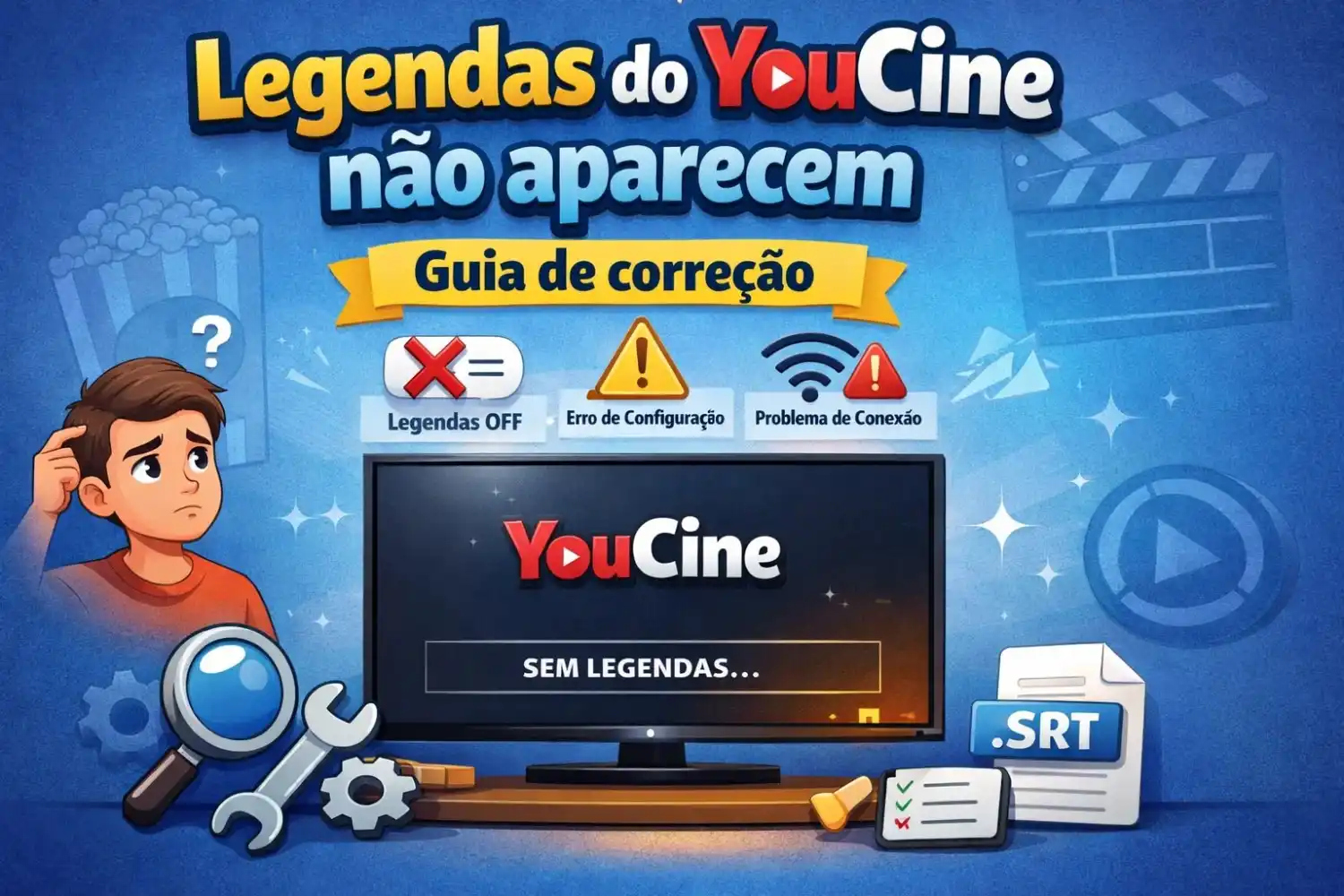 Legendas do YouCine não aparecem – Guia de correção