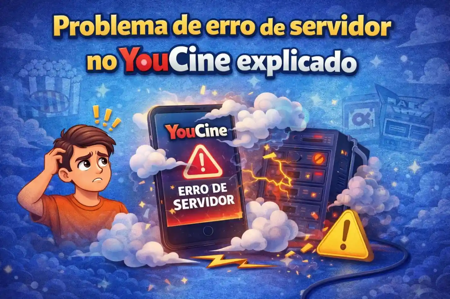 Problema de erro de servidor no YouCine explicado