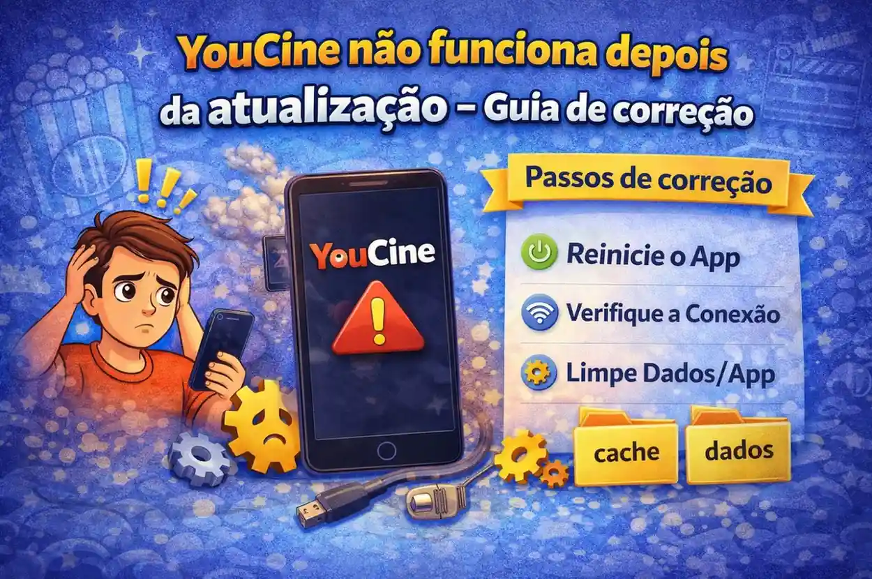 YouCine não funciona depois da atualização – Guia de correção